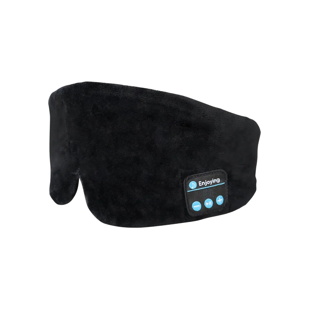 Bluetooth Sleeping Mask with Wireless Earphones - Travel Cotton Eye Mask for Ultimate Comfort and Relaxation